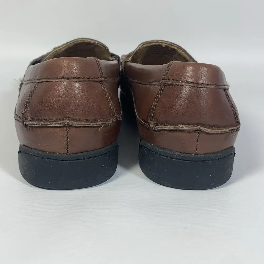 Dockers Sinclair Mens Leather Tassel Loafers Brown Size 9M